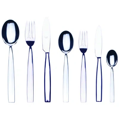 Mepra Mediterranea Flatware Set - Service For 6 In Ice