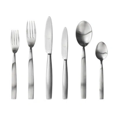 Mepra Mediterranea Flatware Set With H/h Knives - 36 Pieces - Ice In Silver