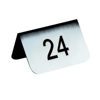 Mepra Menu & Banquet 18/10 Stainless Steel Table Number Stand In Silver