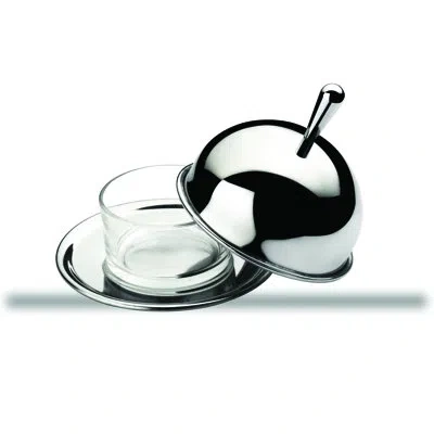 Mepra Michelangelo 18/10 Stainless Steel Divided Serving Dish In Silver