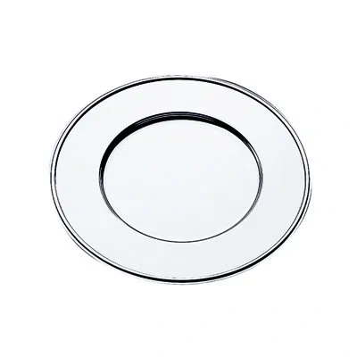 Mepra Michelangelo 18/10 Stainless Steel No Pattern Charger In Silver