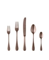 Mepra Vintage Champagne 5-piece Flatware Setting In Bronze