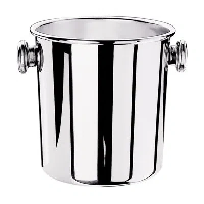 Mepra Michelangelo Wine Chiller For 2/3 Bottles H: 9" D: 8.88" C: 2.25 Gallon In Silver
