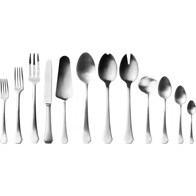 Mepra Moretto Flatware Set In Silver