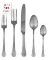 Mepra Moretto 20-piece Flatware Set In Gray