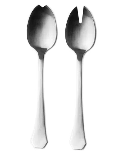 Mepra Moretto Ice 2pc Salad Set In Metallic