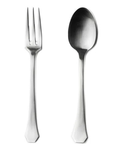 Mepra Moretto Ice 2pc Serving Set In Gray