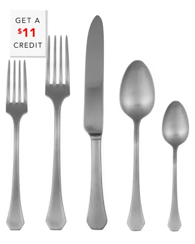 Mepra Moretto Ice 5pc Cutlery Set With $11 Credit In Silver
