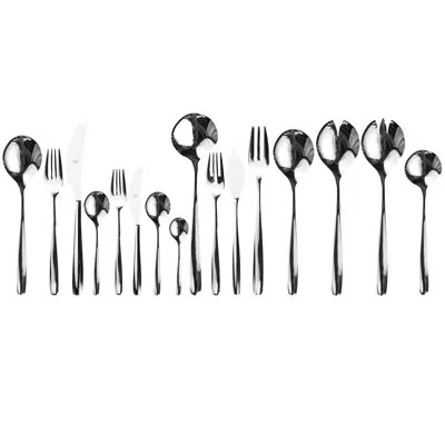 Mepra Morgana Flatware Set - 126 Pieces - Stainless Steel