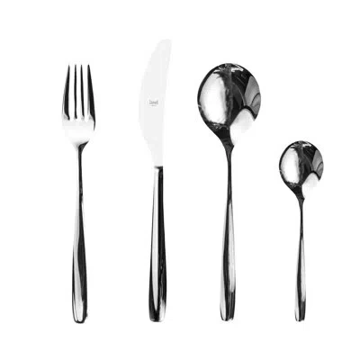 Mepra Morgana Flatware Set - 24 Pieces - Stainless Steel