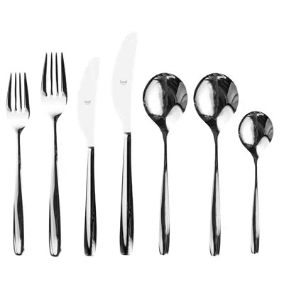Mepra Morgana Flatware Set - 42 Pieces - Stainless Steel