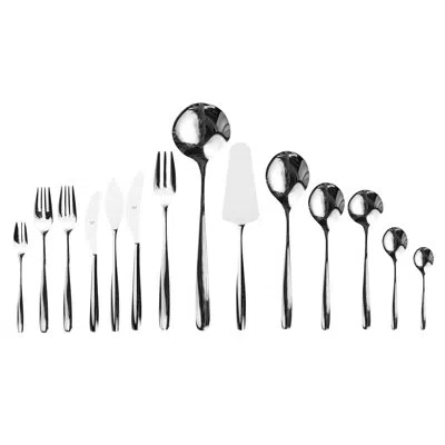 Mepra Morgana Flatware Set (configuration S) - 113 Pieces - Stainless Steel