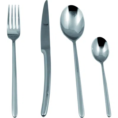 Mepra Mosella 24-piece Flatware Set In Silver