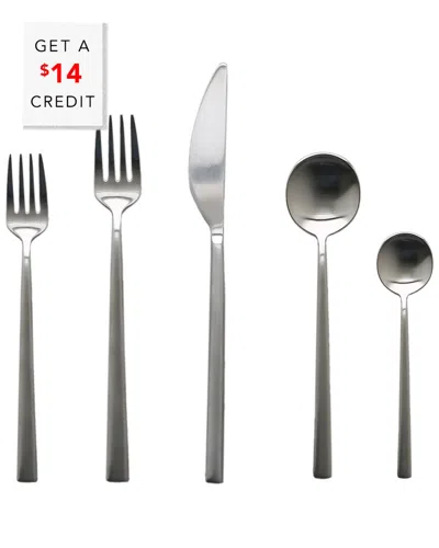 Mepra Movida 5pc Place Setting With $14 Credit In Gray