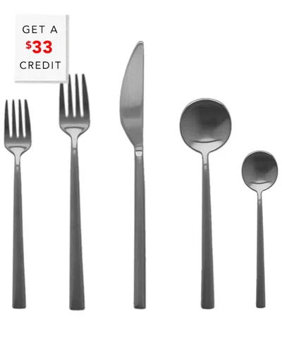 Mepra Movida 5pc Place Setting With $33 Credit In Gray