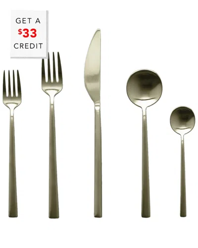 Mepra Movida 5pc Place Setting With $33 Credit In Silver
