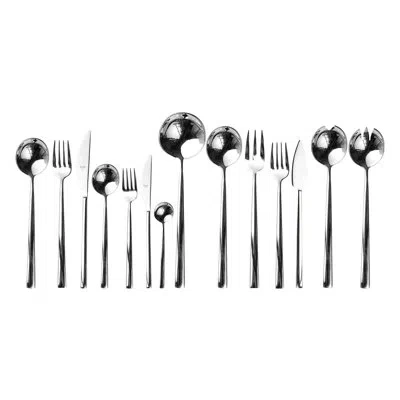 Mepra Movida Flatware Set (configuration P) - 113 Pieces - Stainless Steel