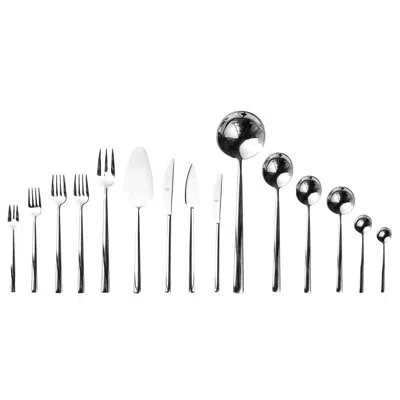 Mepra Movida Flatware Set (configuration S) - 113 Pieces - Stainless Steel