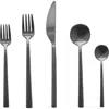Mepra Movida Ice Flatware  Set In Ice Black Gold