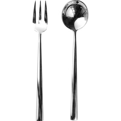 Mepra Movida Serving Set In Silver