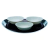 Mepra Multifunction Chips And Dip Platter In Silver