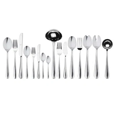 Mepra Natura Flatware Set - 126 Pieces - Ice In Silver
