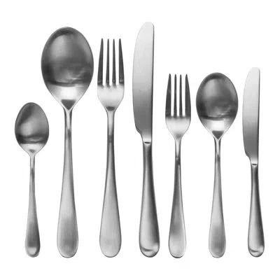 Mepra Natura Flatware Set - 42 Pieces - Stainless Steel In Silver