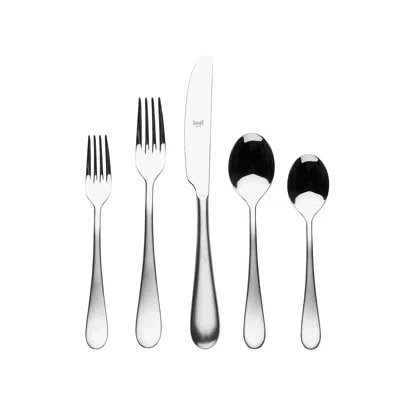 Mepra Natura Flatware Set - 5 Piece - Stainless Steel