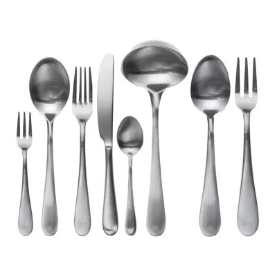 Mepra Natura Flatware Set - 63 Pieces - Ice In Silver