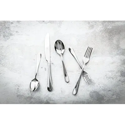 Mepra Natura Ice Cutlery Set 5 Pcs Ice Stainless Steel In Silver