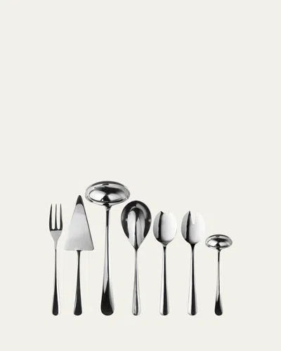 Mepra Neve 7-piece Serving Set, Mirror In Metallic