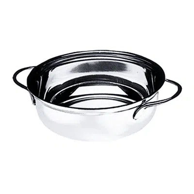 Mepra New Model 18/10 Stainless Steel Divided Serving Dish In Silver