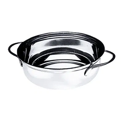 Mepra New Model 18/10 Stainless Steel Divided Serving Dish In Silver