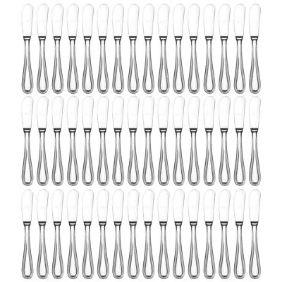 Mepra Norma Butter Knife - 48 Pieces - Stainless Steel