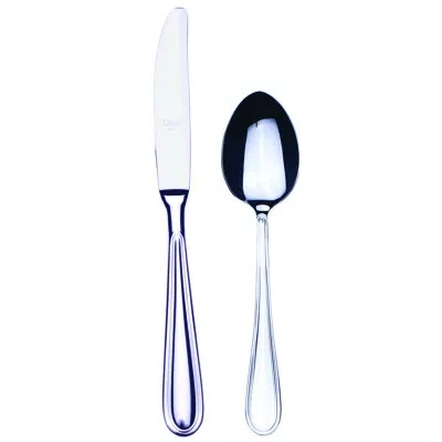 Mepra Norma Dessert Set - 24 Pieces - Stainless Steel
