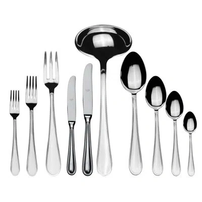 Mepra Norma Flatware Set - 45 Pieces - Stainless Steel