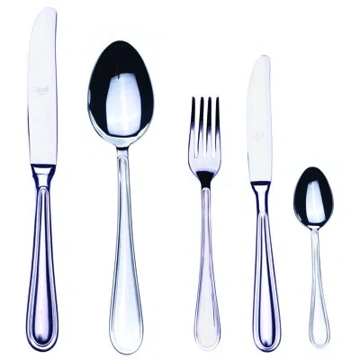 Mepra Norma Flatware Set - 5 Pieces - Stainless Steel