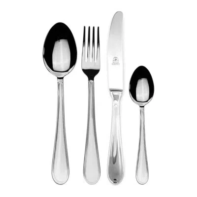 Mepra Norma Flatware Set With H/h Knives - 24 Pieces - Stainless Steel