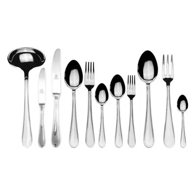 Mepra Norma Flatware Set With H/h Knives - 99 Pieces - Stainless Steel