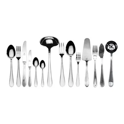 Mepra Norma Flatware Set With H/h Knives (configuration S) - 113 Pieces - Stainless Steel