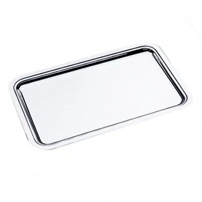 Mepra Novecento Tray - 12 Pieces - Stainless Steel In Silver