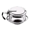 Mepra Odeon Parmesan Cheese Basin In Silver