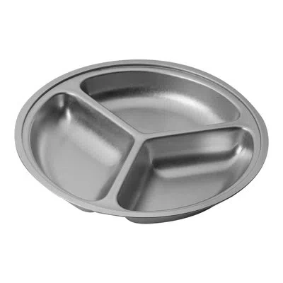 Mepra Original Vintage 18/10 Stainless Steel Divided Serving Dish In Silver