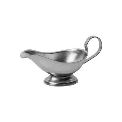 Mepra Original Vintage Gravy Boat 10 oz - 12 Pieces - Stainless Steel In Silver