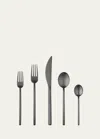 Mepra Oro Nero Due 5-piece Flatware Set