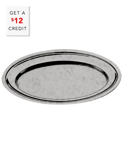 Mepra Oval Tray With $12 Credit In Gray