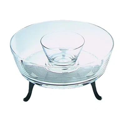 Mepra Palace 18/10 Stainless Steel Serving Bowl In Clear