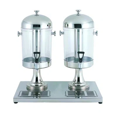 Mepra Palace 6 - Piece Beverage Dispenser Set In Silver