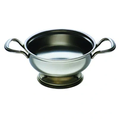 Mepra Palace Soup Tureen With Base; D: 9-1/2" C: 104-7/8 Oz. In Silver