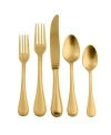 Mepra Perla Flatware Set, 20 Pieces In Gold-tone